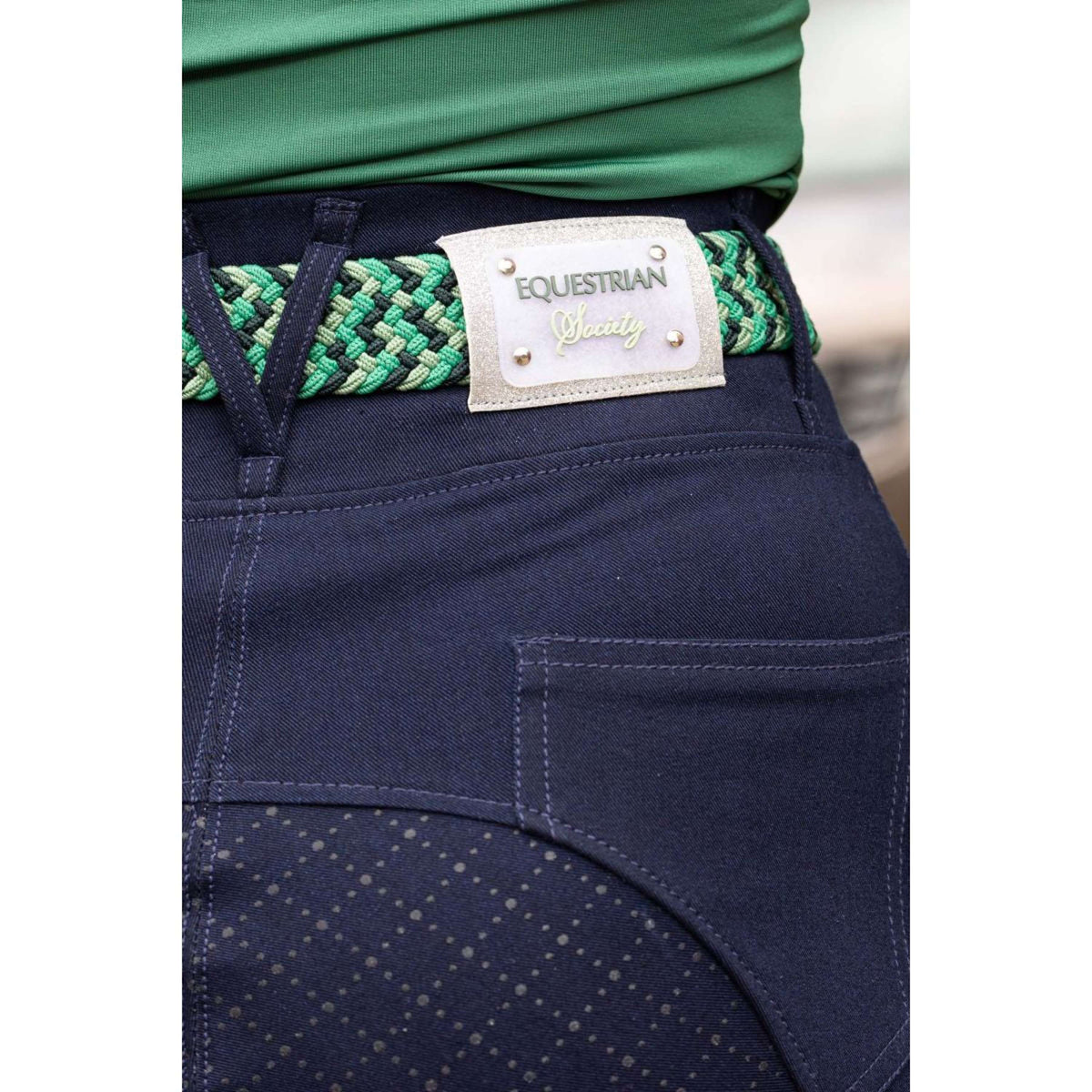 Harry's Horse Legging de Equitación Sporty Arden Full Grip Blueberry