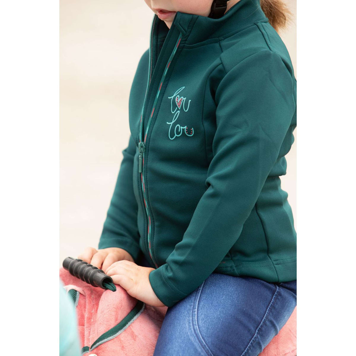 Harry's Horse Sudadera con capucha y cremallera LouLou25 Poppy Bayberry