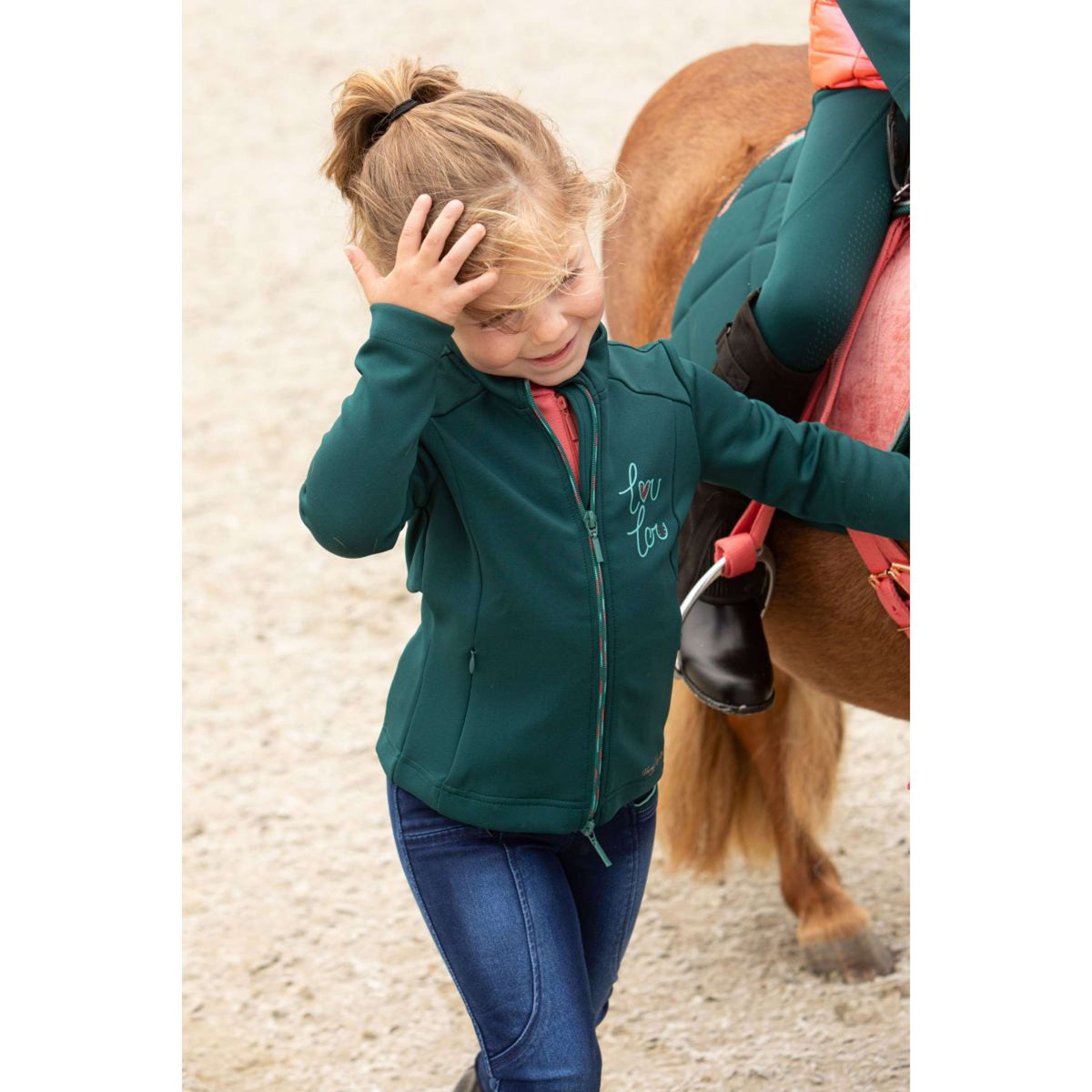 Harry's Horse Sudadera con capucha y cremallera LouLou25 Poppy Bayberry