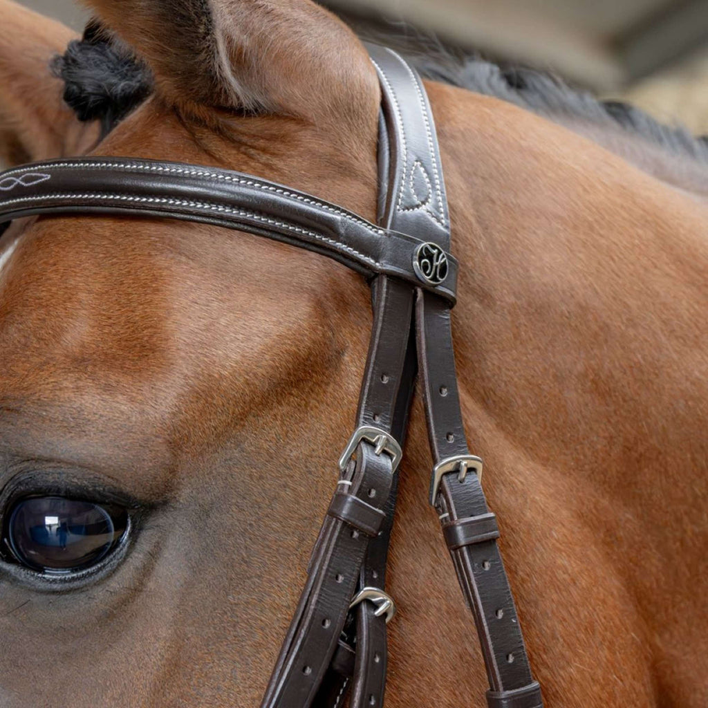 Harry's Horse Brida Mexicana Anatomic Marron