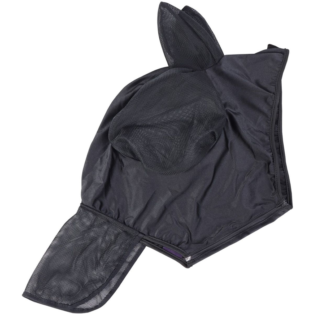 Harry's Horse Máscara para Moscas Skinfit con Orejas Negro