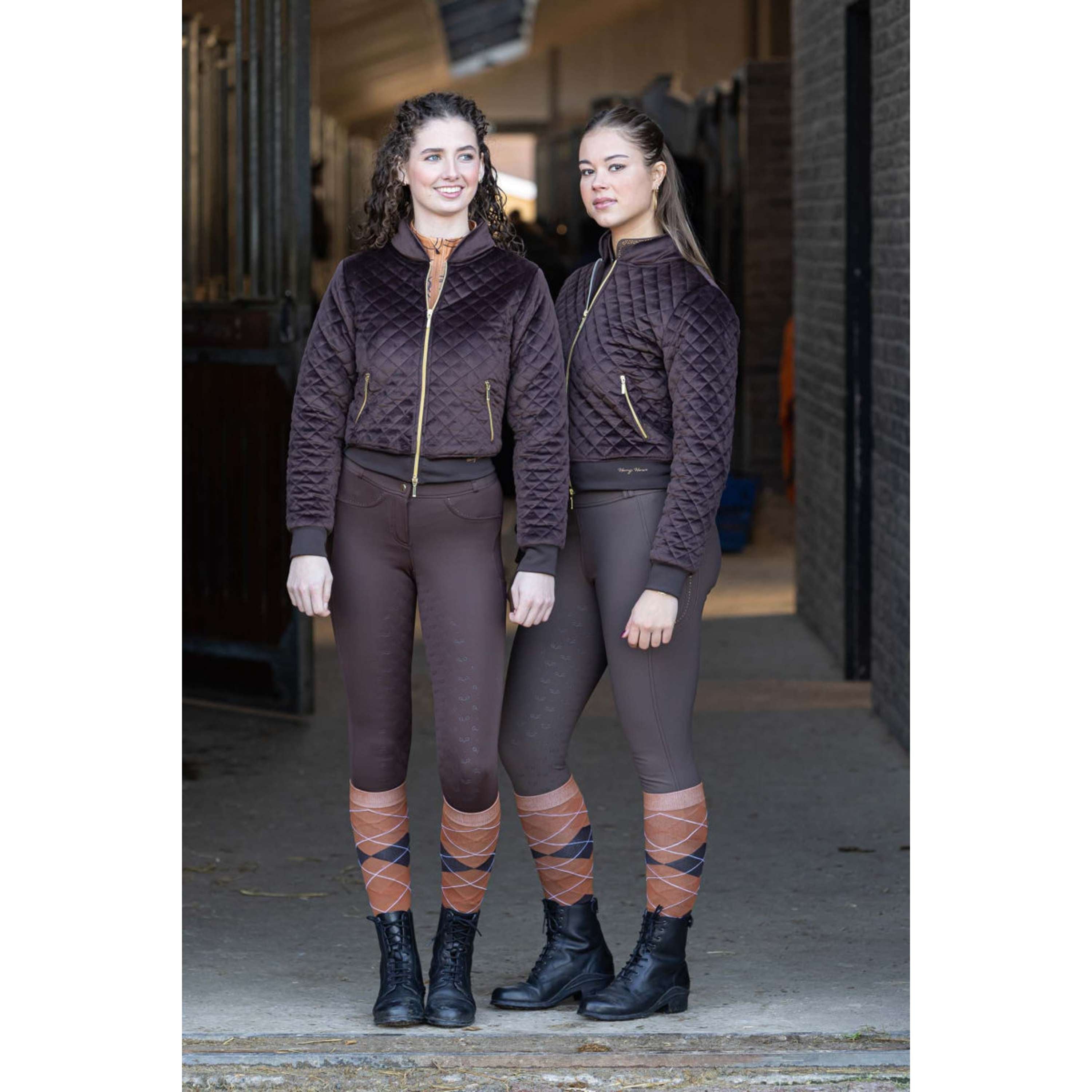 Harry's Horse Legging de Equitación Classy Full Grip Bracken