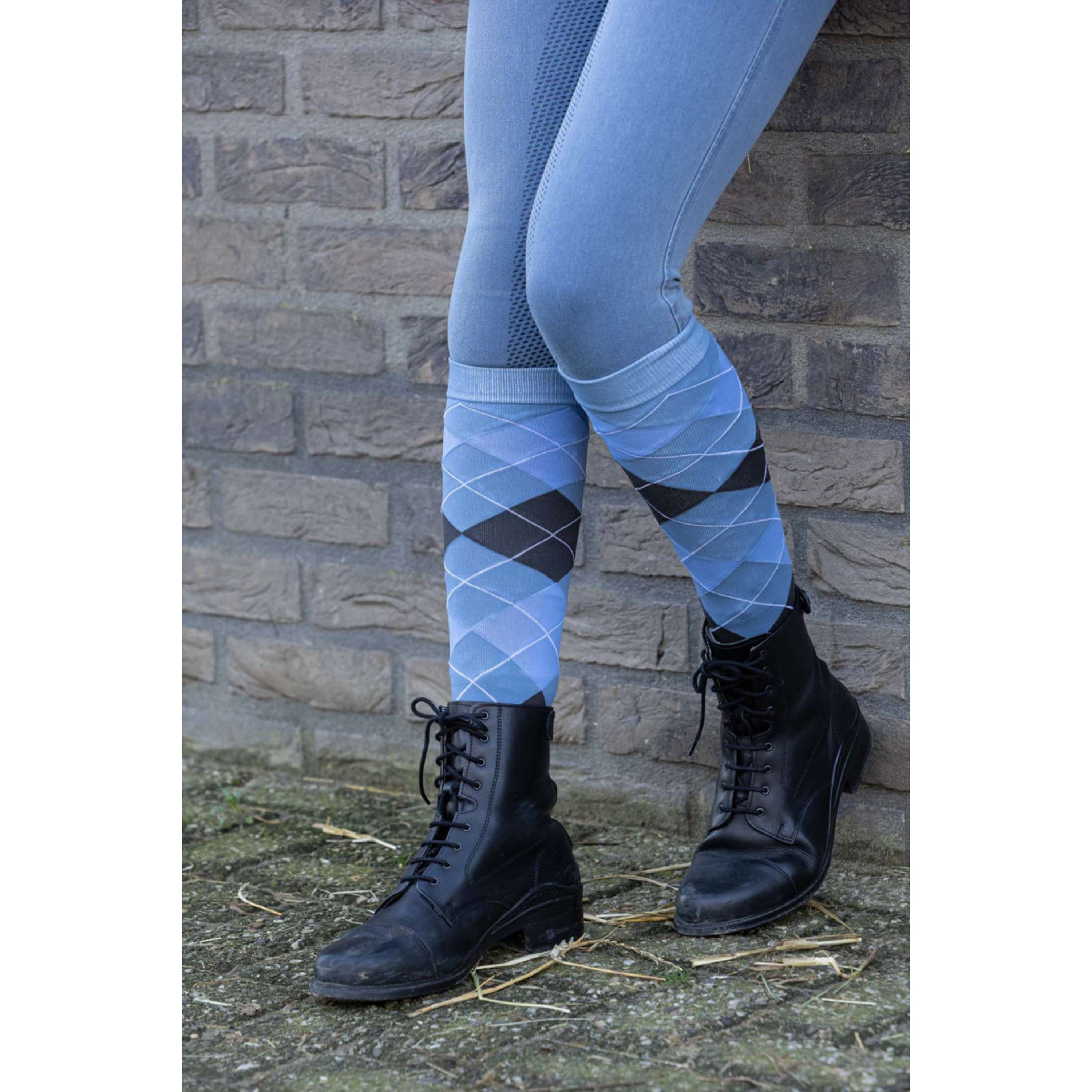 Harry's Horse Calcetines de Equitación Argyle Flint Stone