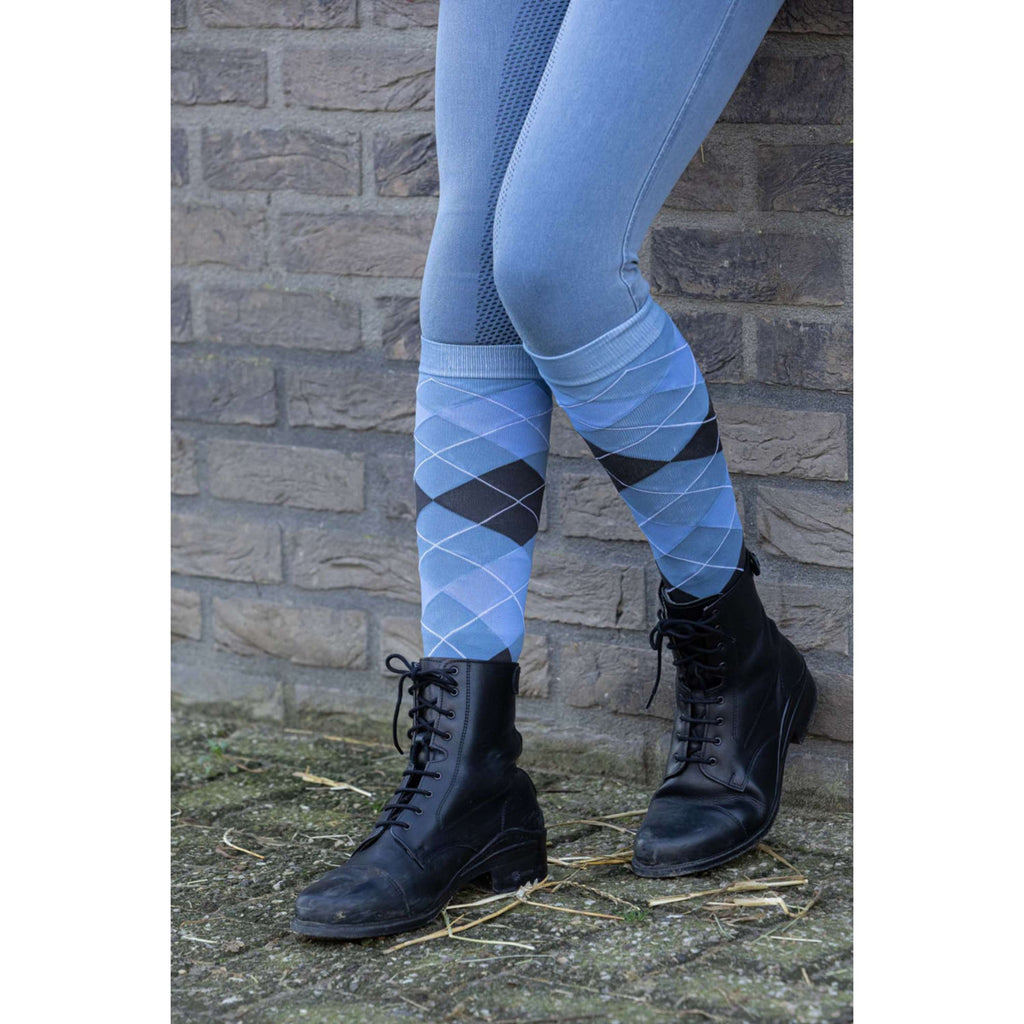 Harry's Horse Calcetines de Equitación Argyle Flint Stone