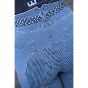 Harry's Horse Pantalón de Equitación Trendy Denim Full Grip Flint Stone