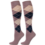 Harry's Horse Calcetines de Equitación Argyle Flint