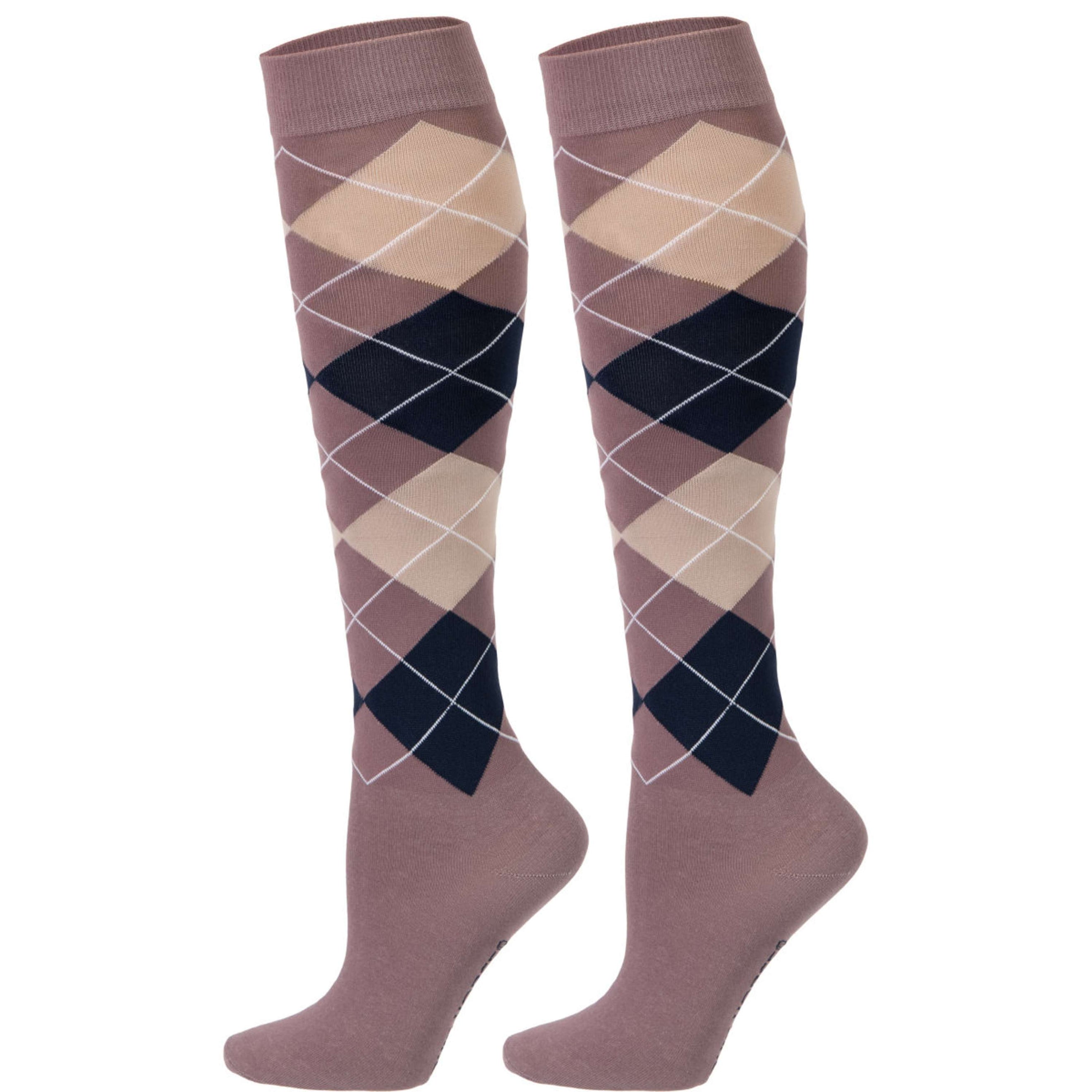 Harry's Horse Calcetines de Equitación Argyle Flint