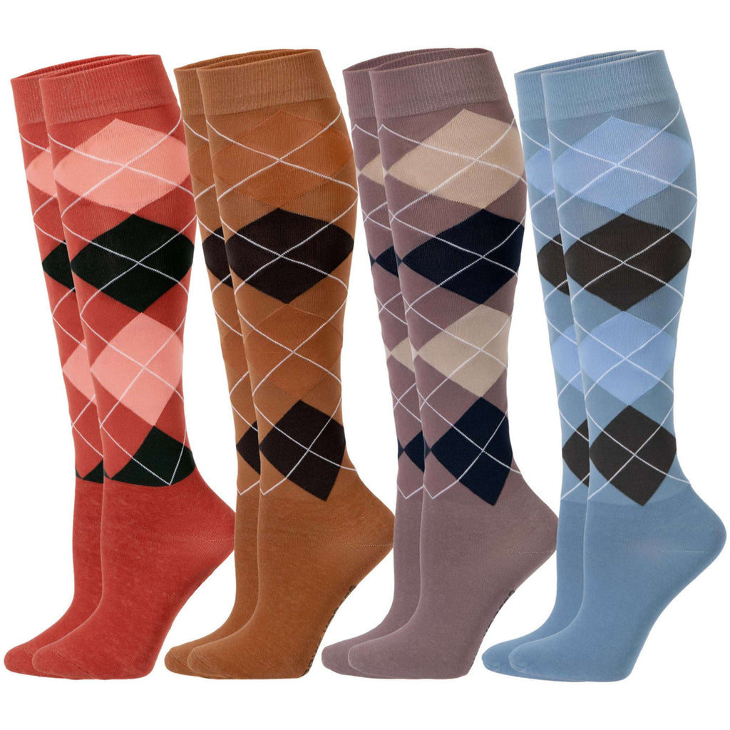 Harry's Horse Calcetines de Equitación Argyle Flint