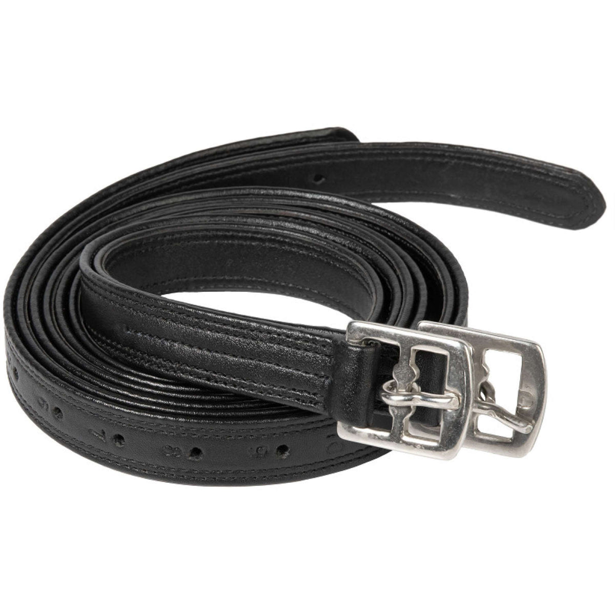 Harry's Horse Correas de estribo Easy Care PU Negro