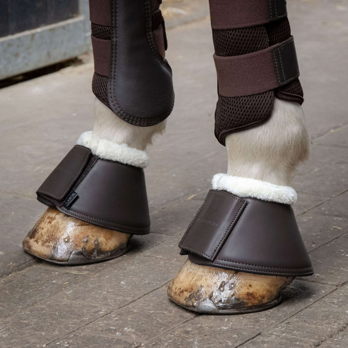 Harry's Horse Botas para Caballos Excellent Faux Fur Marron