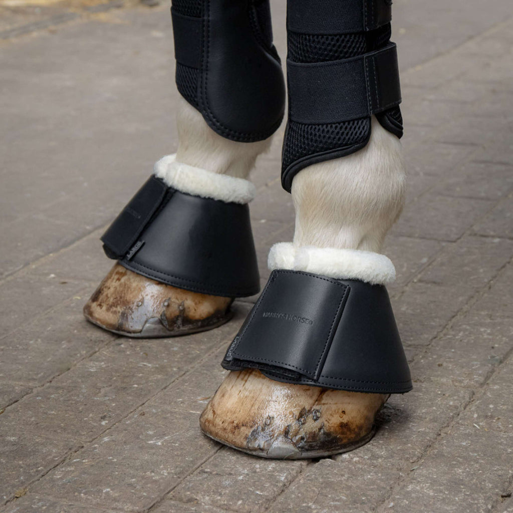 Harry's Horse Botas para Caballos Excellent Faux Fur Negro