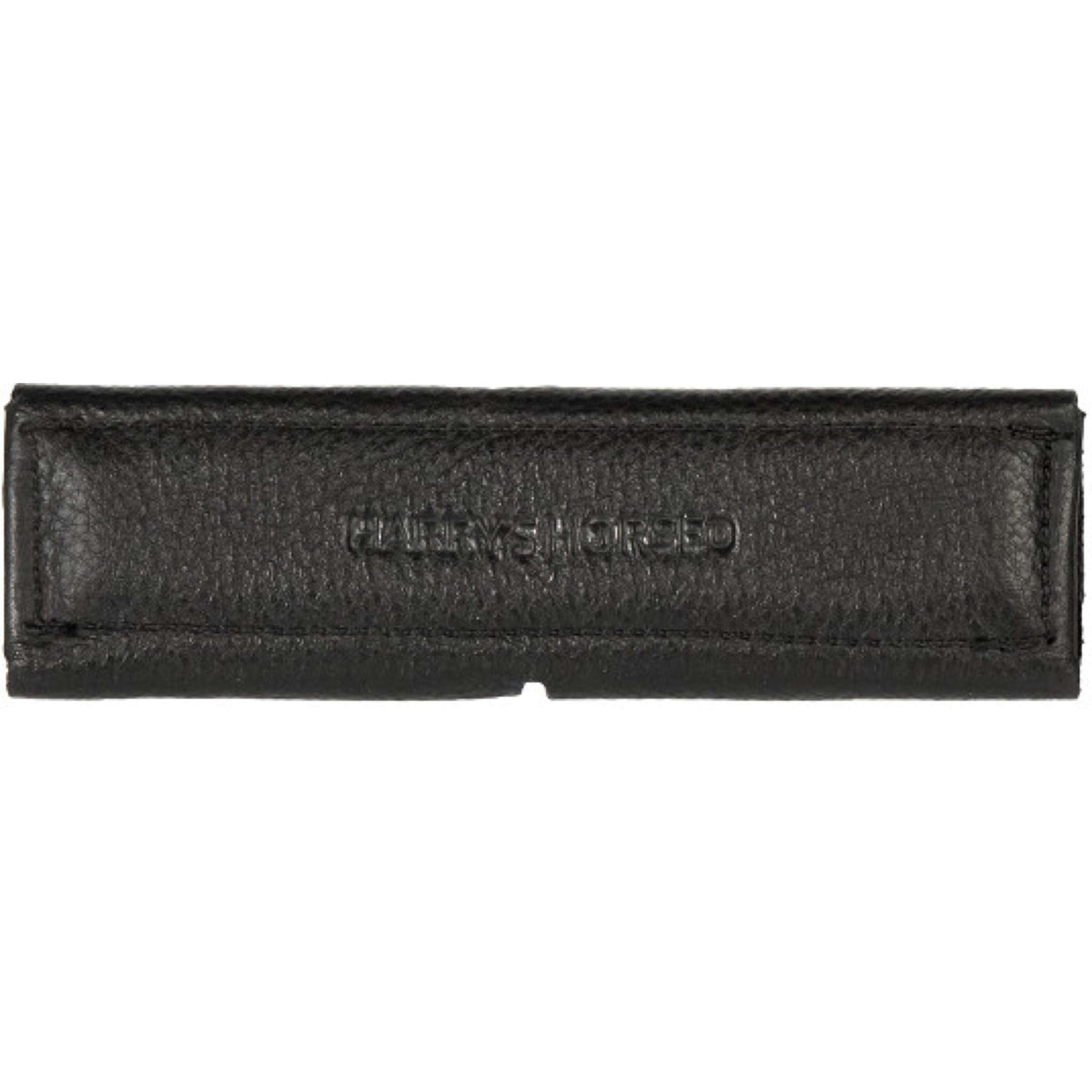Harry's Horse Protector de Cadena de Bocado Soft Cuero Negro