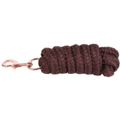 Harry's Horse Cuerda de Cabestro Soft Musketon Rosegold 1.8m Marron