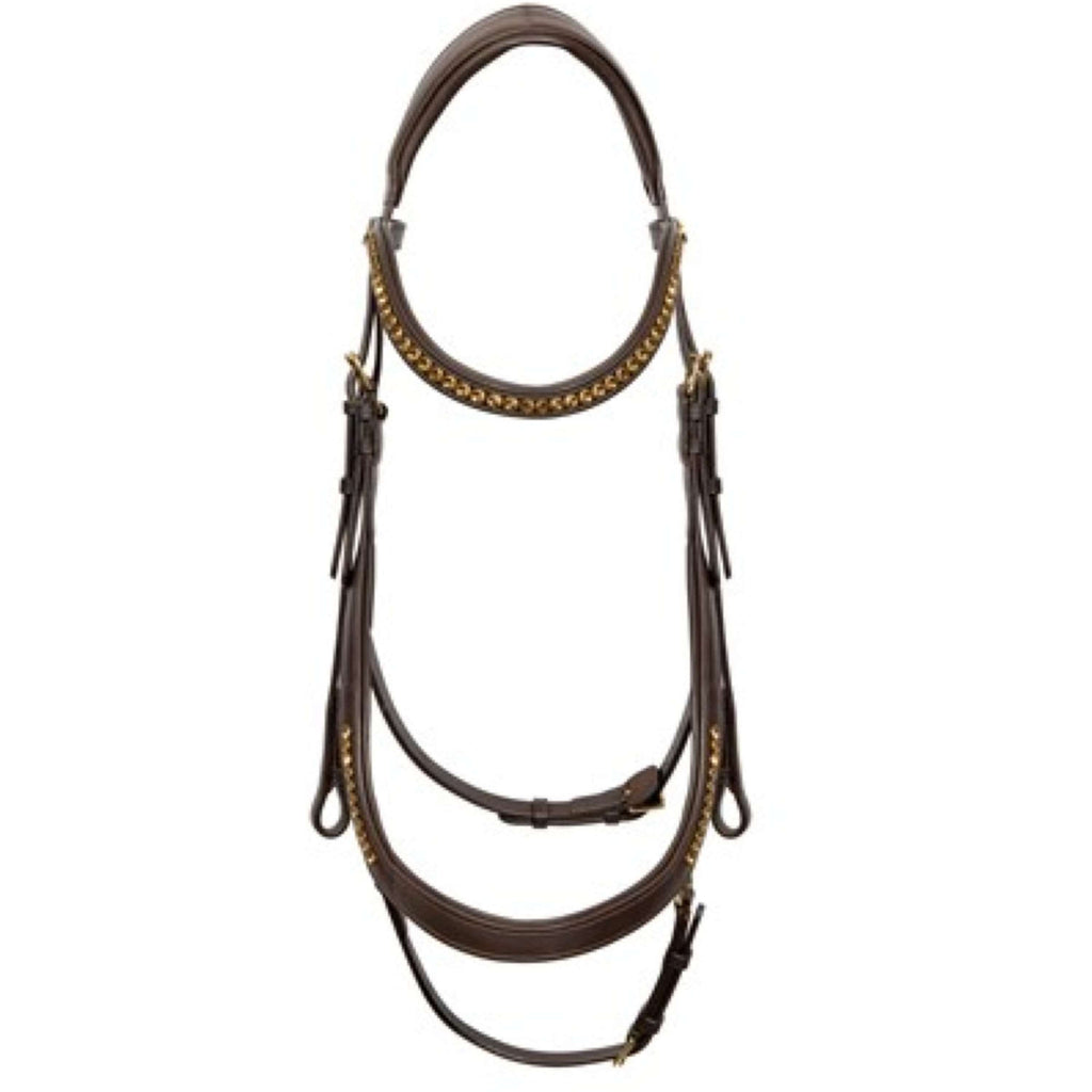 Harry's Horse Brida Anatomic Gold Marron