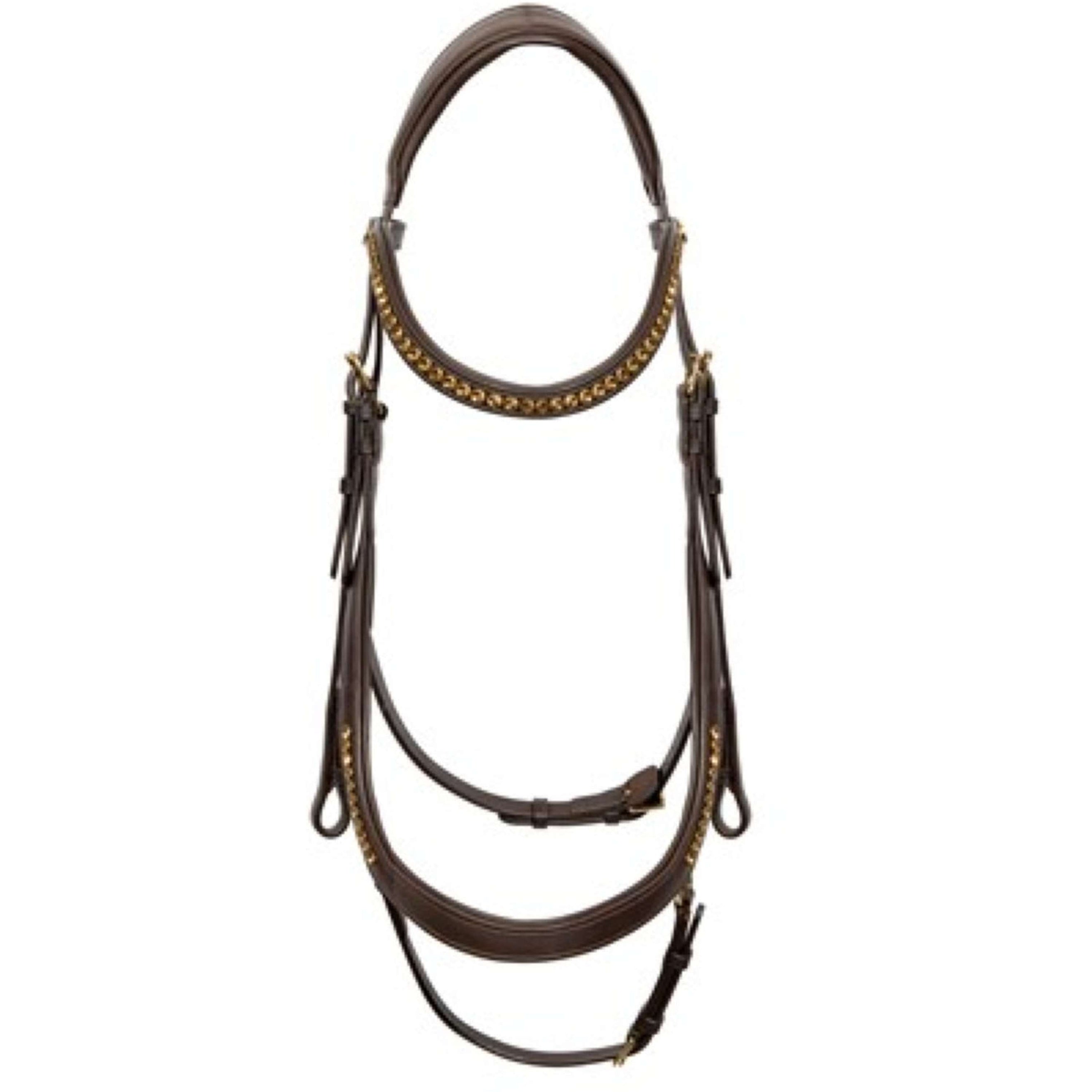 Harry's Horse Brida Anatomic Gold Marron