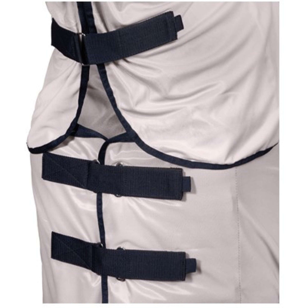Harry's Horse Manta Antimoscas Mesh Pro Superior con cuello Taupe
