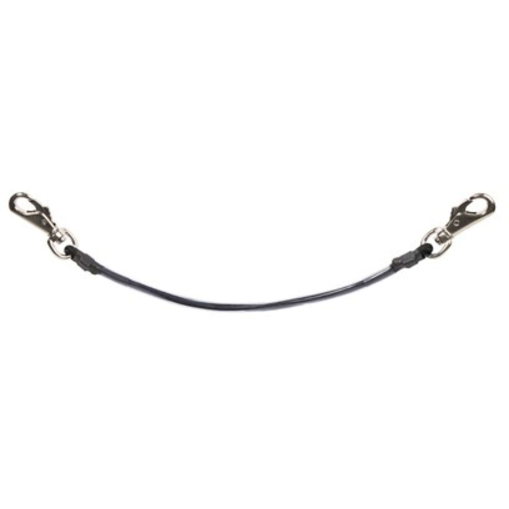 Harry's Horse Cordón de Cola Metal plastificado elástico Negro