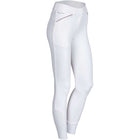 Harry's Horse Pantalón de Equitación Mauve Blush Full Grip Blanco