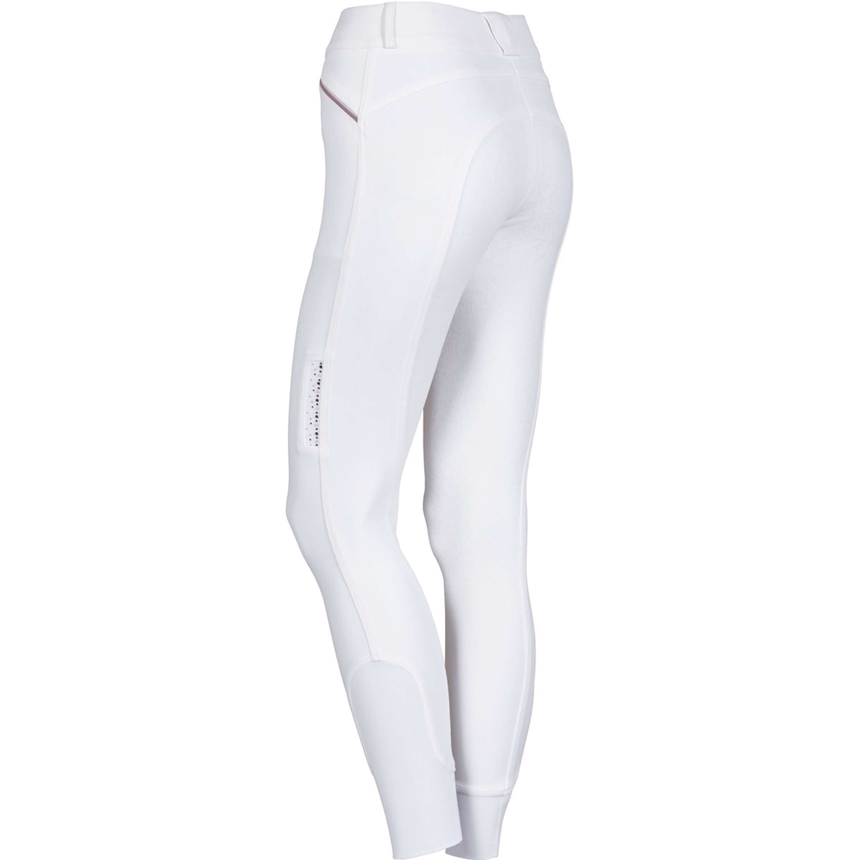 Harry's Horse Pantalón de Equitación Mauve Blush Full Grip Blanco