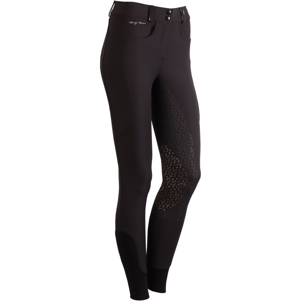 Harry's Horse Pantalón de Equitación Denici Cavalli Stardust Full Grip Negro