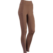 Harry's Horse Legging de Equitación Sporty Beau Full Grip Trocito de Chocolate