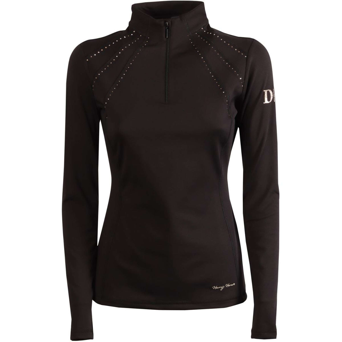 Harry's Horse Shirt Denici Cavalli Stardust Crystal Negro