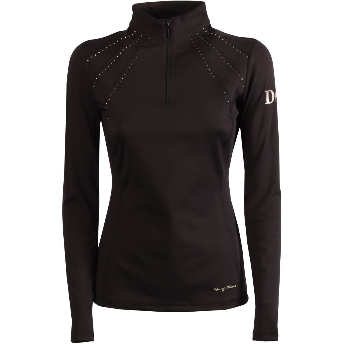 Harry's Horse Shirt Denici Cavalli Stardust Crystal Negro