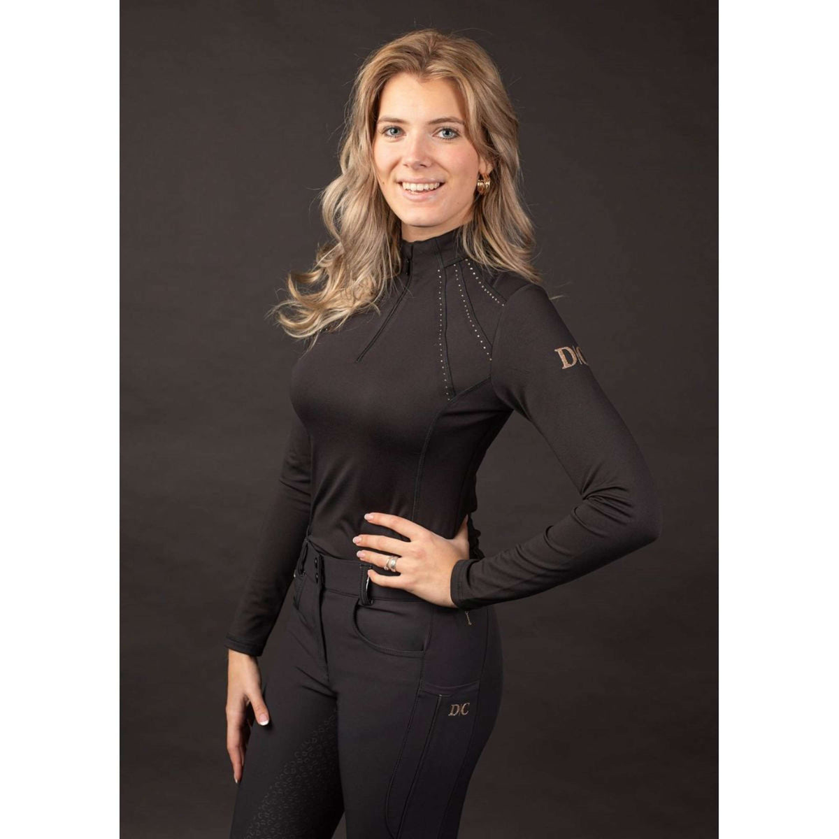 Harry's Horse Shirt Denici Cavalli Stardust Crystal Negro