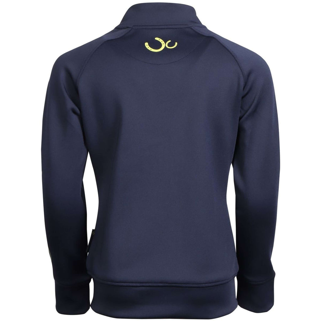 Harry's Horse Sudadera con capucha y cremallera STOUT! Lime Navy