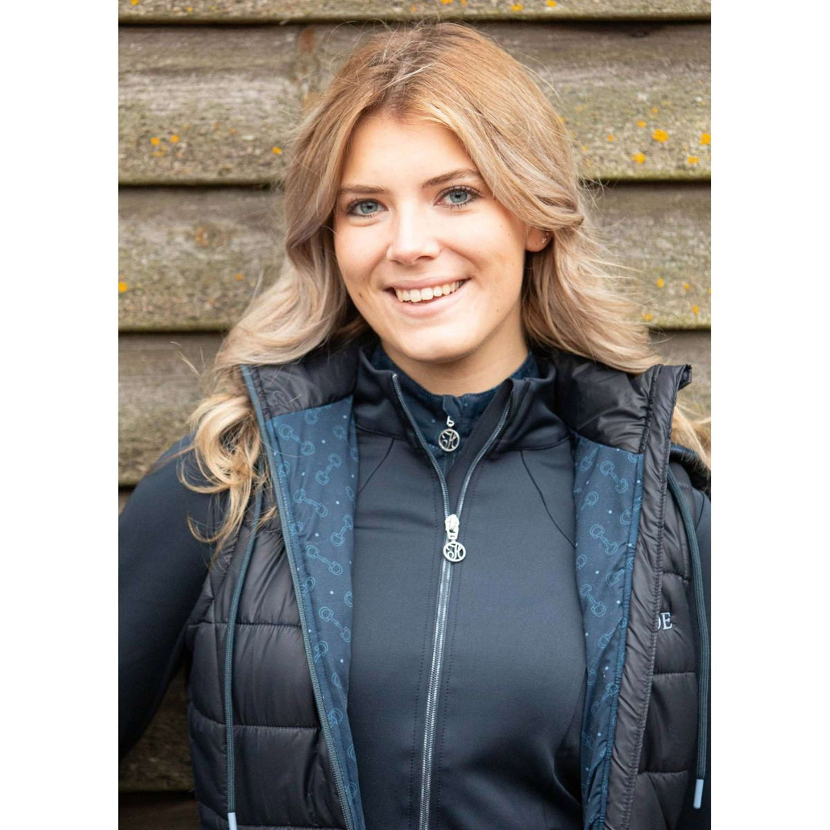 Harry's Horse Chaleco Just Ride Retro Navy