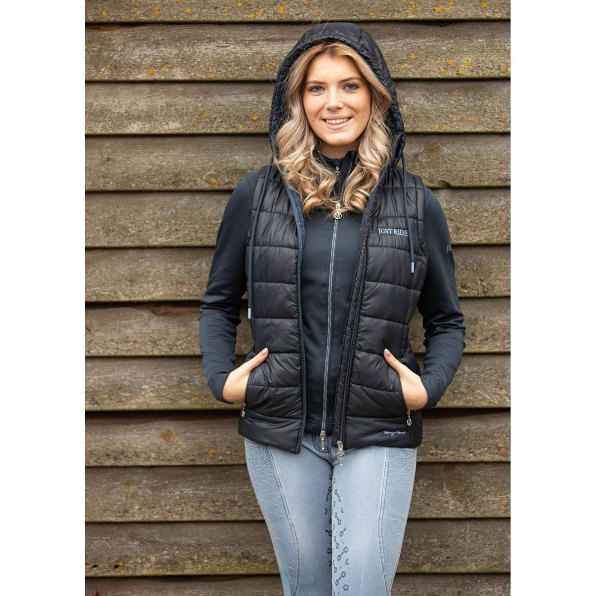 Harry's Horse Chaleco Just Ride Retro Navy