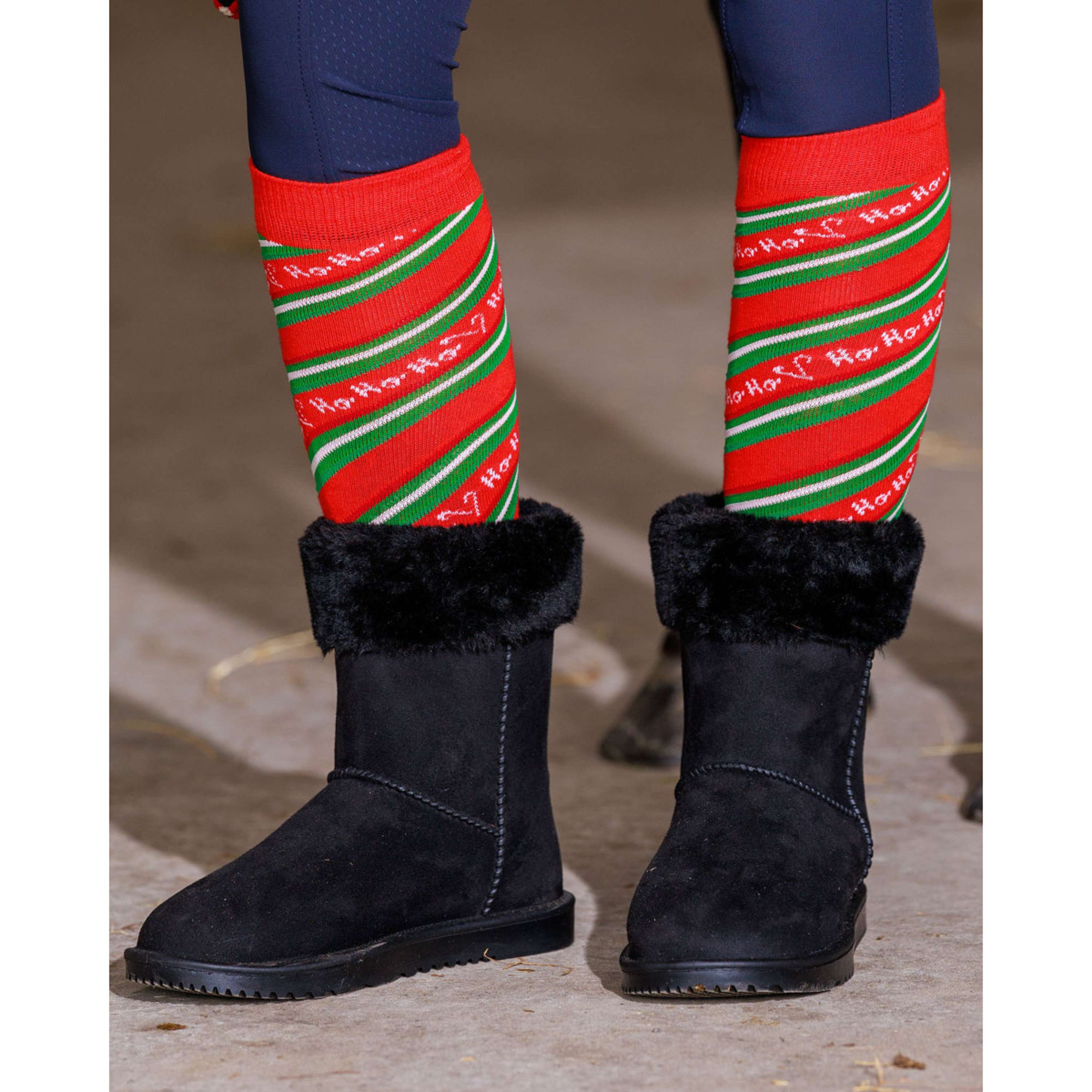 Harry's Horse Calcetines de Equitación Christmas '26 Rojo