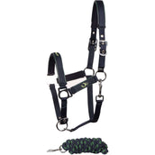 Harry's Horse Juego de Cabestro STOUT! Lime Navy