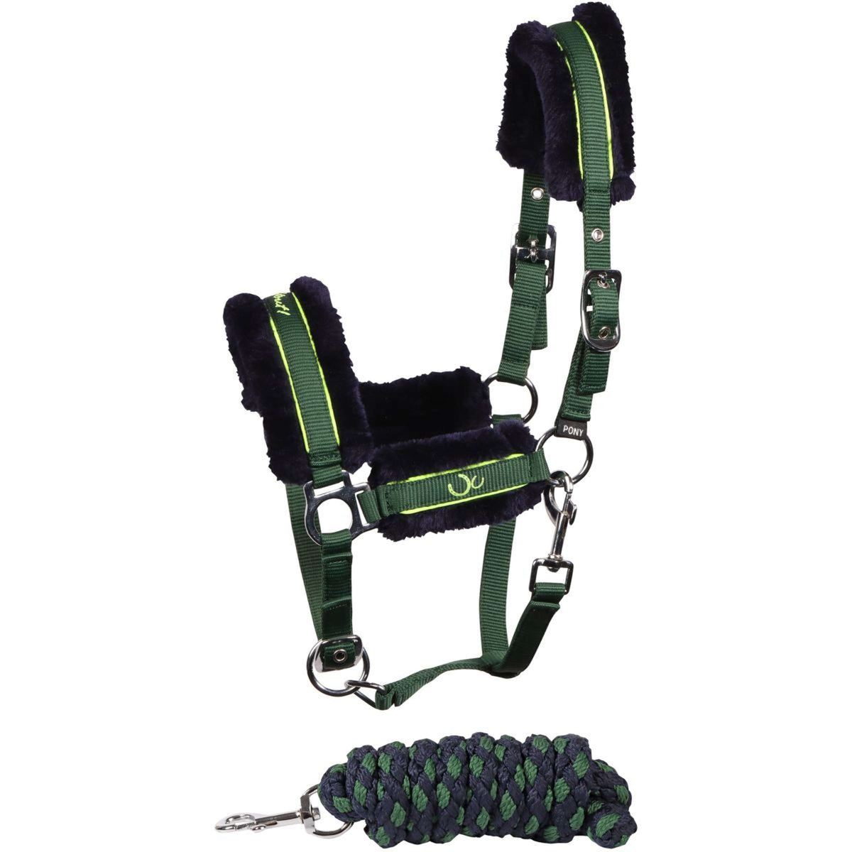 Harry's Horse Juego de Cabestro STOUT! Soft Lime Verde Militar