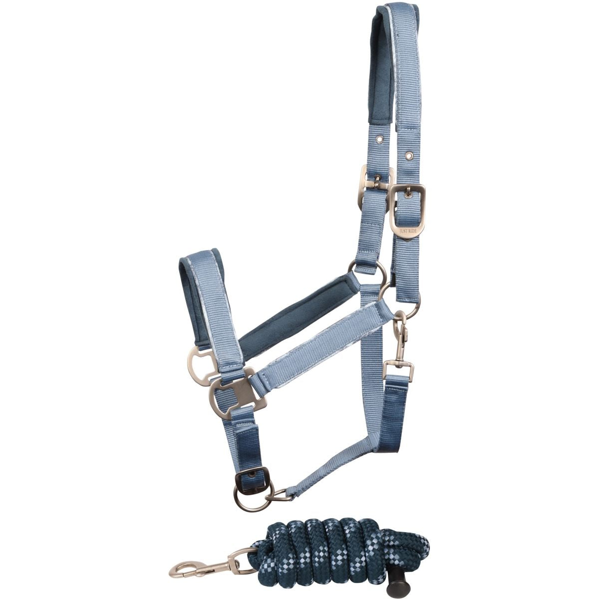 Harry's Horse Juego de Cabestro Just Ride Retro Azul Acero