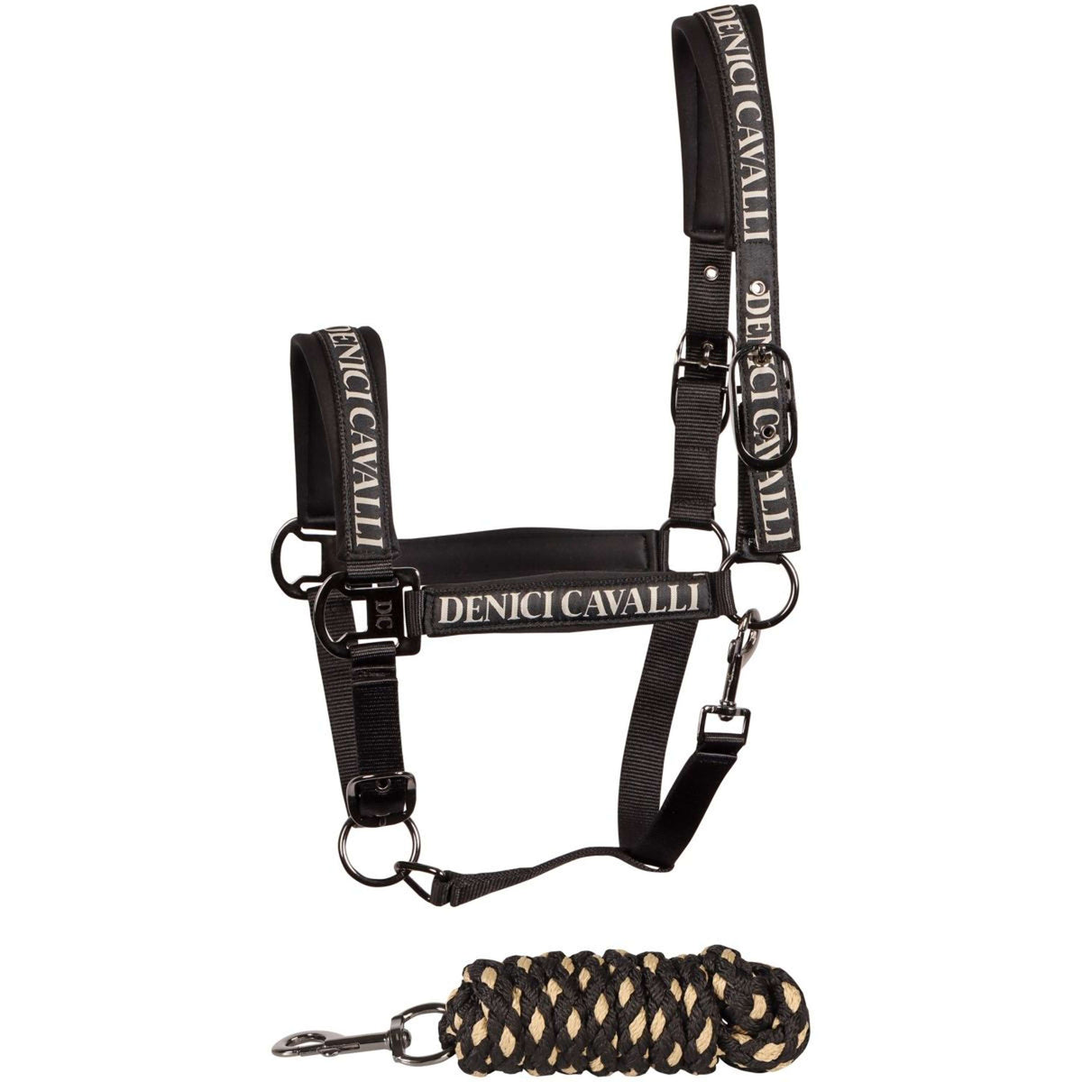 Harry's Horse Juego de Cabestro Denici Cavalli Stardust Negro