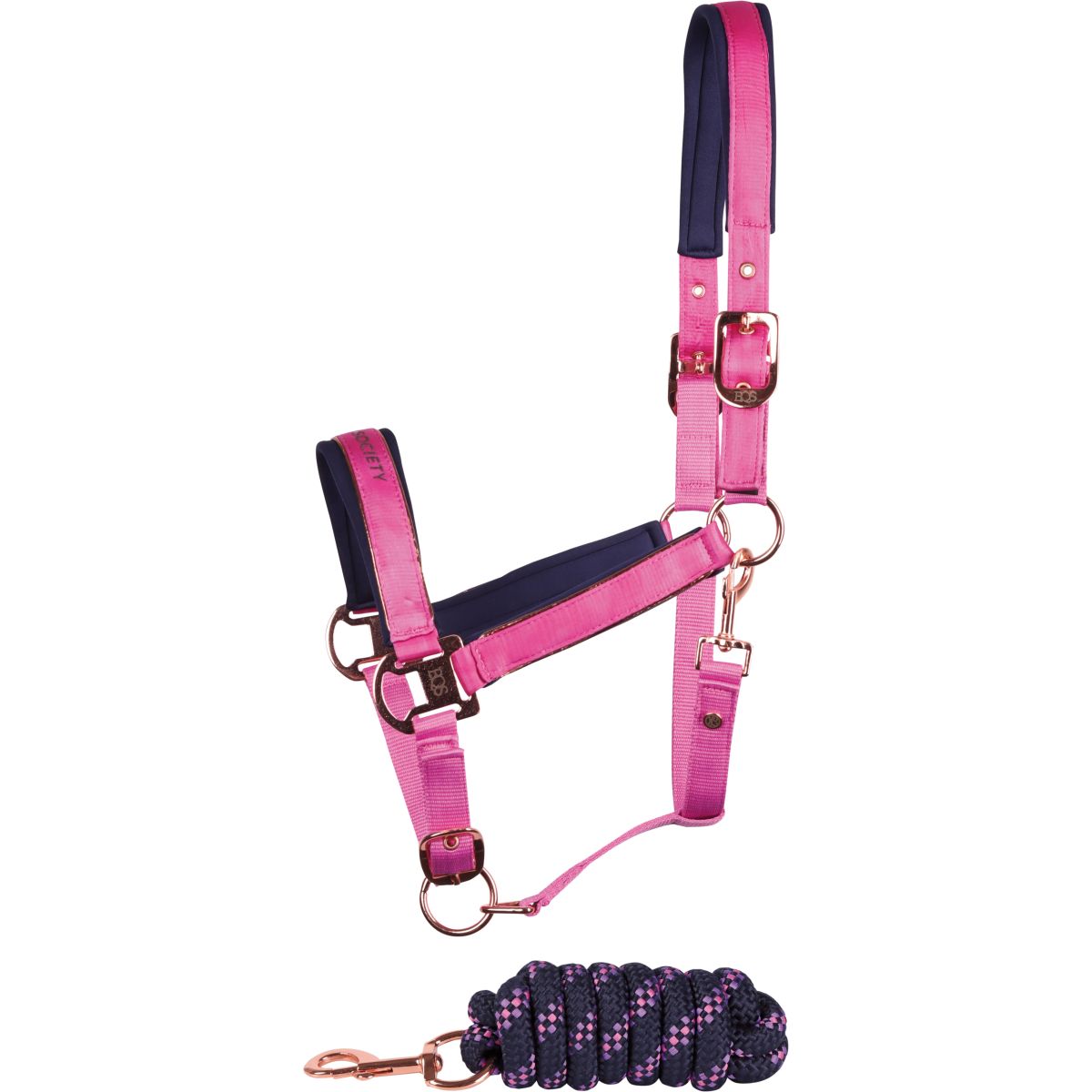Harry's Horse Juego de Cabestro Satin Eli Rosebud
