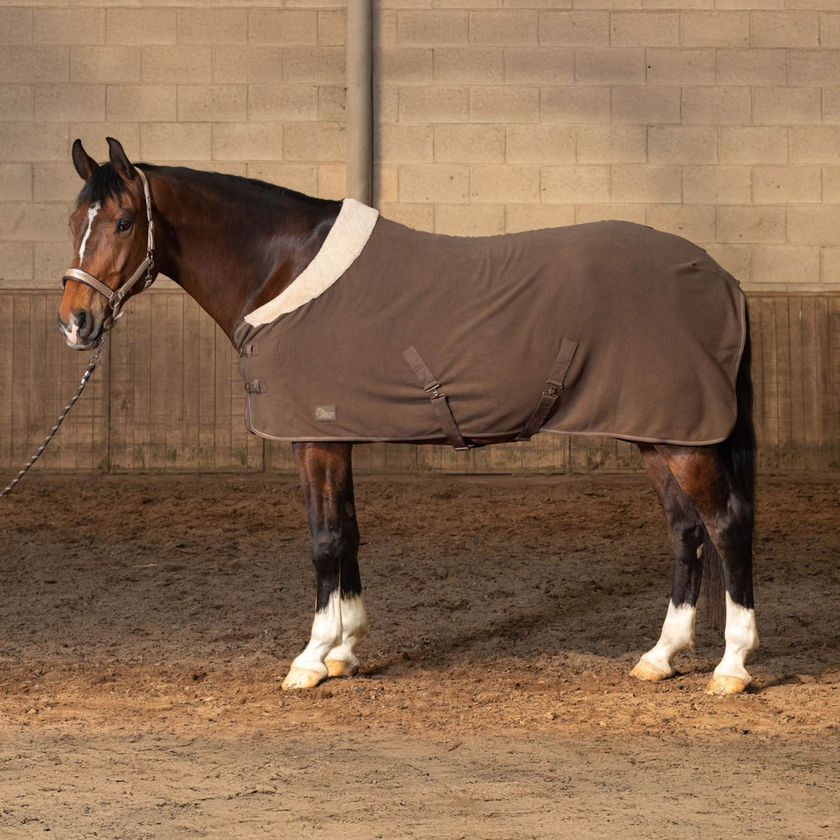 Harry's Horse Manta de Forro Polar Soft Bowie Trocito de Chocolate
