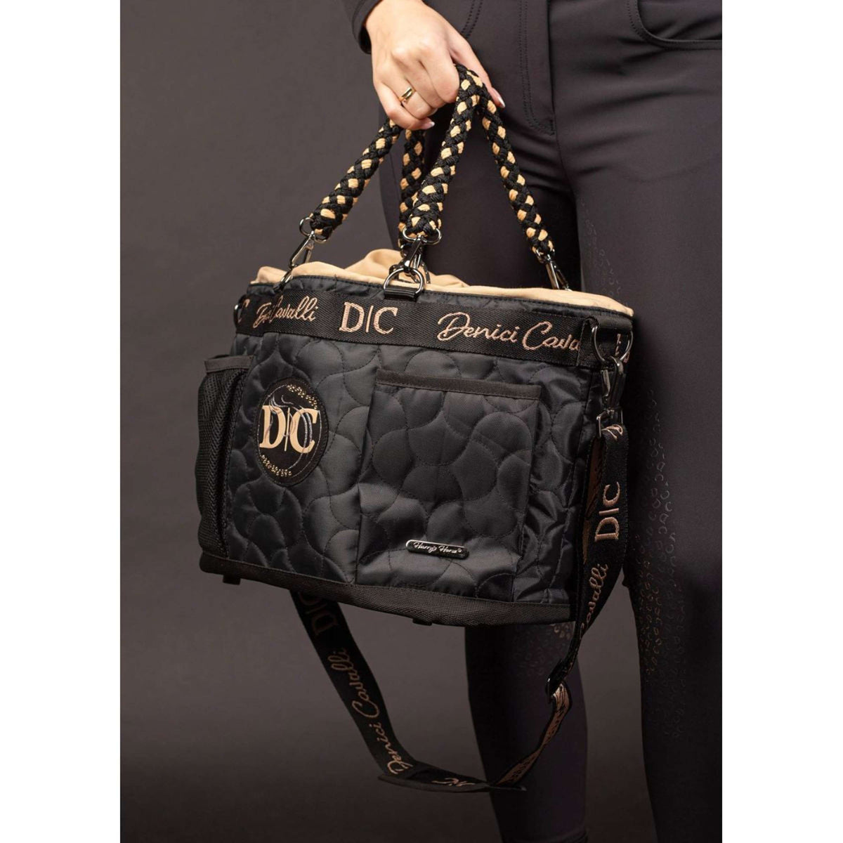 Harry's Horse Bolsa de Limpieza Denici Cavalli Stardust Negro