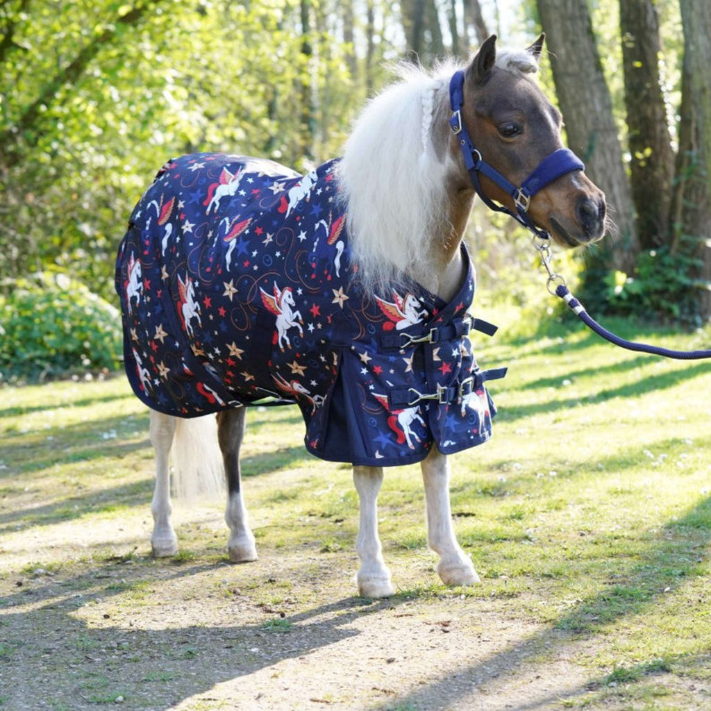 HB Alfombra de Exterior Little Sizes navy flying horse