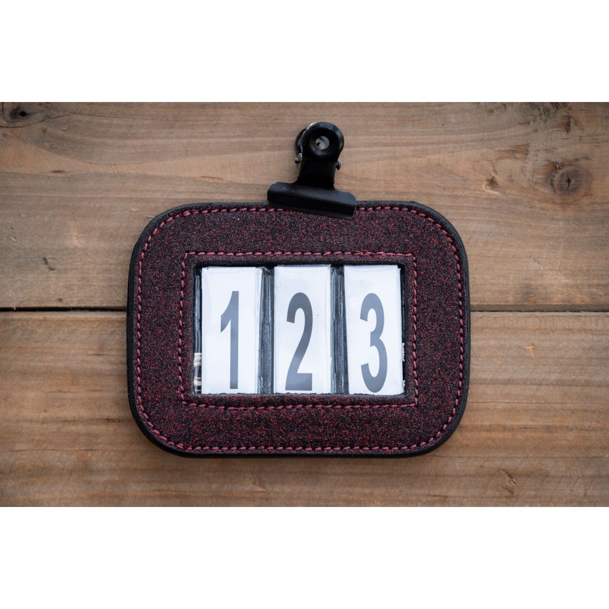 HB Números de Brida Showtime Glitter Burdeos