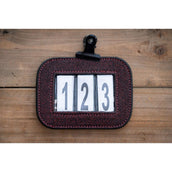 HB Números de Brida Showtime Glitter Burdeos