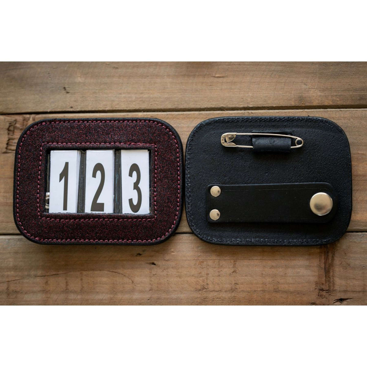 HB Números de Brida Showtime Glitter Burdeos