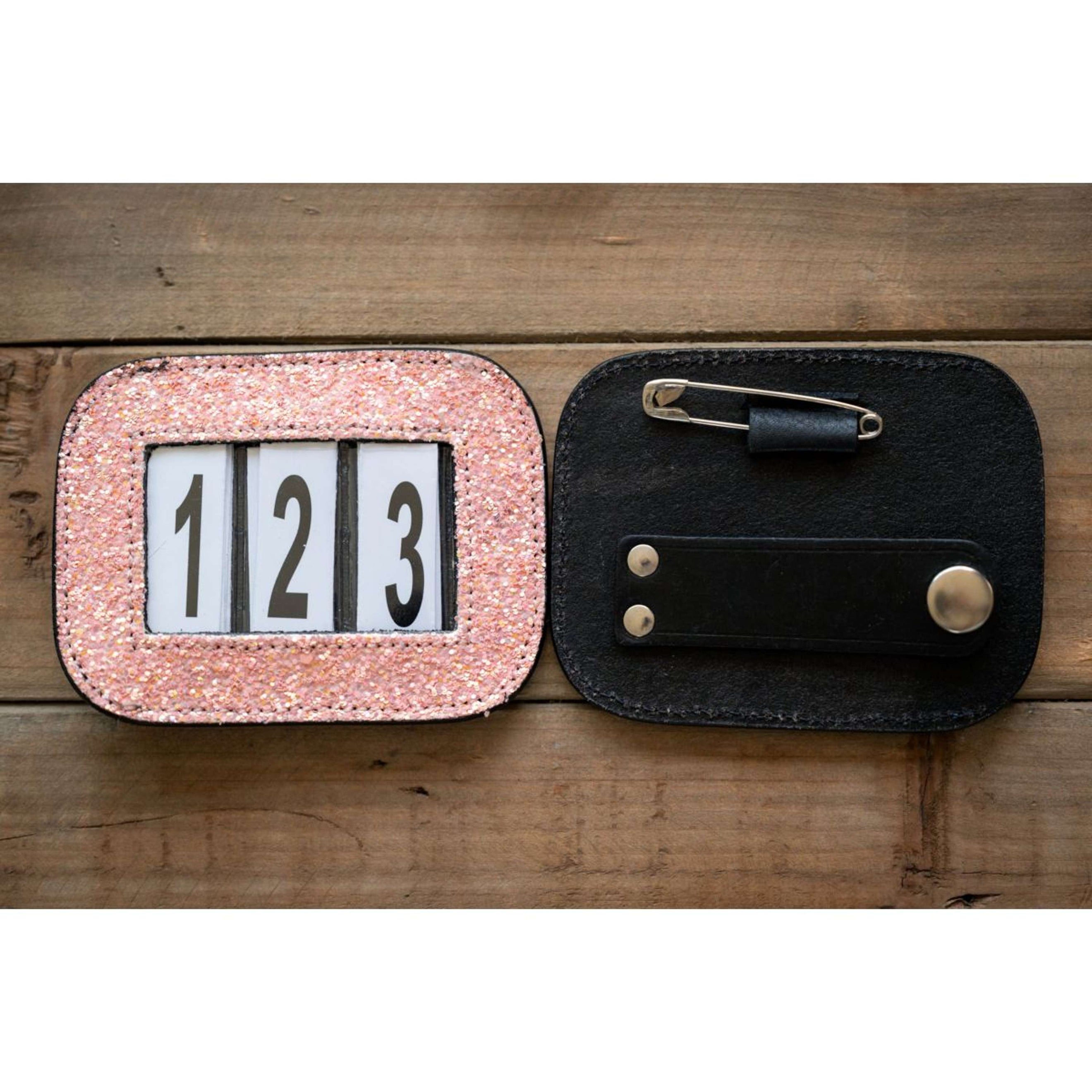 HB Números de Brida Showtime Glitter Rosa