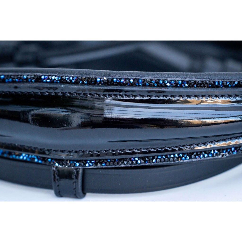 HB Cabezada Showtime Special Shape Negro/Azul Marino Brillo