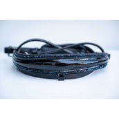 HB Cabezada Showtime Special Shape Negro/Azul Marino Brillo