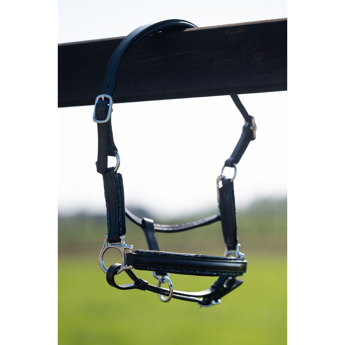 HB Cabezada Showtime Glitty Little Sizes Negro/Azul Marino Brillo