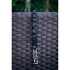 HB Cuerda de amarre Trailer/Stable Elastic Negro