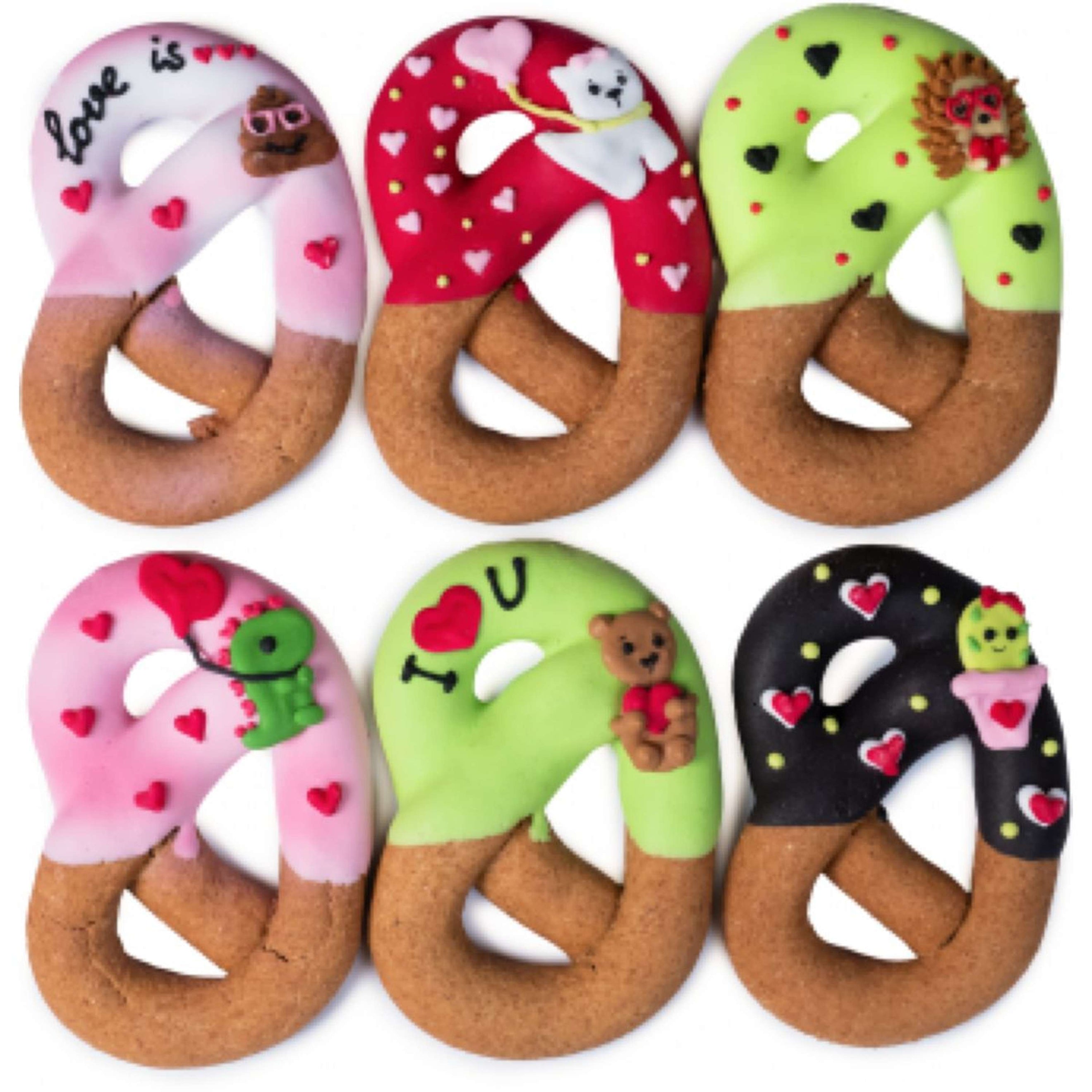 Candy Horse Love Galletaa Iced Pretzel Candy Horse Love Galletaa Iced Pretzel