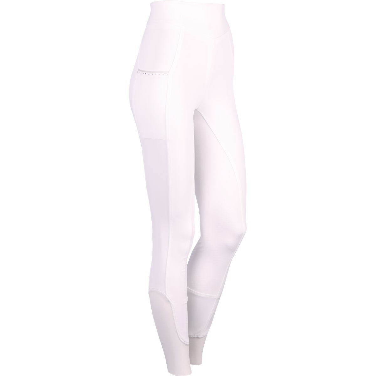 Harry's Horse Pantalón de Equitación Equitights EQS Silver Full Grip Blanco
